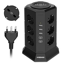 Nveeshox ciabatta multipresa usato  Spedito ovunque in Italia 