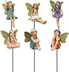 Used, Usupgift Fairy Garden Vintage Figurines Resin Fairies for sale  Delivered anywhere in USA 