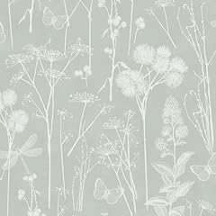 Wallpaper botanical delicate for sale  Delivered anywhere in UK