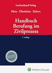 Handbuch berufung zivilprozess for sale  Delivered anywhere in UK