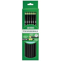 Ticonderoga wood cased for sale  Delivered anywhere in USA 