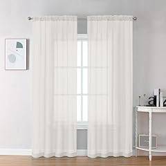 Chyhomenyc ivory sheer for sale  Delivered anywhere in USA 