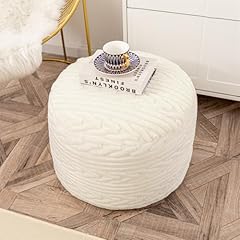 Round pouf ottoman for sale  Delivered anywhere in USA 