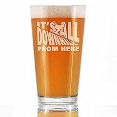 Downhill pint glass for sale  Delivered anywhere in USA 