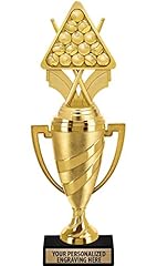 Billiards trophy gold for sale  Delivered anywhere in USA 