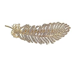 Vintage rhinestone leaf for sale  Delivered anywhere in USA 