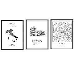 Confezione poster monumenti usato  Spedito ovunque in Italia 
