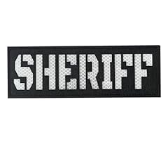 Reflective sheriff back for sale  Delivered anywhere in USA 
