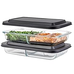 Divided glass casserole for sale  Delivered anywhere in USA 