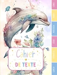 Cahier texte dauphin d'occasion  Livré partout en France