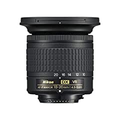 Nikon AF-P DX NIKKOR 10-20mm f/4.5-5.6G VR - Objetivo para cámara, color negro, usado segunda mano  Se entrega en toda España 