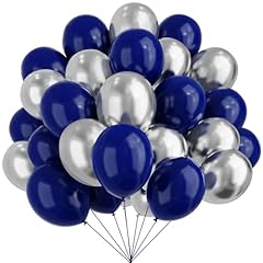 Blue silver balloons for sale  Delivered anywhere in USA 