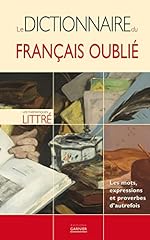 Dictionnaire français oublié d'occasion  Livré partout en France