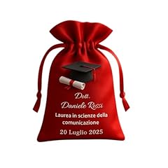 Sacchetti laurea personalizzat usato  Spedito ovunque in Italia 