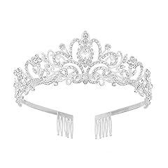 Tiara crown crystal for sale  Delivered anywhere in Ireland