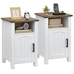 Farmhouse nightstand charging for sale  Delivered anywhere in USA 