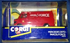 Corgi classic red parcel force mercedes 207D van diecast for sale  Delivered anywhere in UK