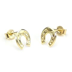 9ct gold horseshoe for sale  Delivered anywhere in UK