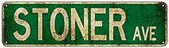 Used, Stoner Avenue Street Sign Vintage Rustic Retro 4x16 for sale  Delivered anywhere in USA 