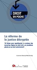 Réforme justice décryptée d'occasion  Livré partout en Belgiqu
