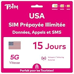 Carte sim usa d'occasion  Livré partout en France