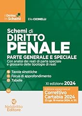 Schemi diritto penale. usato  Spedito ovunque in Italia 