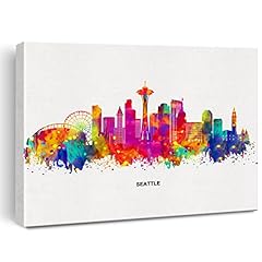 Cityscape art canvas for sale  Delivered anywhere in USA 