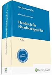 Handbuch notarfachangestellte gebraucht kaufen  Wird an jeden Ort in Deutschland