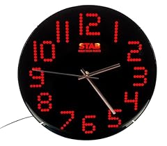 horloge murale led rouge d'occasion  Livré partout en France