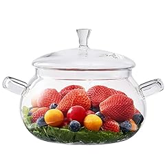 Borosilicate glass pot for sale  Delivered anywhere in USA 