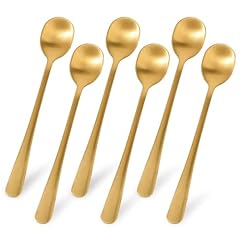 Pcs gold teaspoons for sale  Delivered anywhere in UK