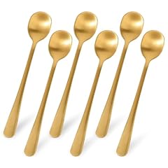 Pcs gold teaspoons for sale  Delivered anywhere in UK