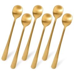 Pcs gold teaspoons for sale  Delivered anywhere in UK