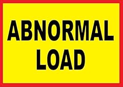 Warning abnormal load for sale  Delivered anywhere in UK