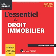Essentiel droit immobilier d'occasion  Livré partout en France