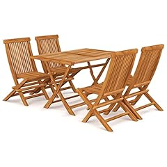 Vidaxl teak massiv gebraucht kaufen  Wird an jeden Ort in Deutschland