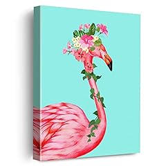 Pink flamingo canvas for sale  Delivered anywhere in USA 