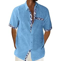 Hawaiian shirts men for sale  Delivered anywhere in UK