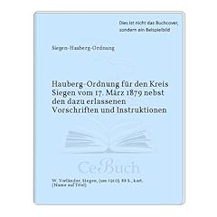 Hauberg rdnung den gebraucht kaufen  Wird an jeden Ort in Deutschland