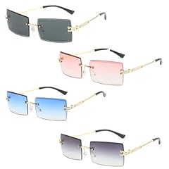 Rechteck randlose sonnenbrille gebraucht kaufen  Wird an jeden Ort in Deutschland