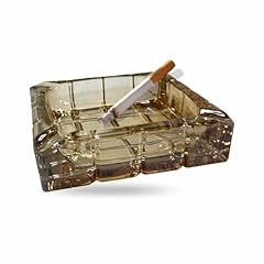 Glass ashtray heavy for sale  Delivered anywhere in UK