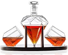 Whiskey decanter diamond for sale  Delivered anywhere in USA 