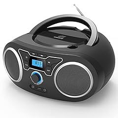 Portable CD Player Boombox with Bluetooth & FM Radio, for sale  Delivered anywhere in Canada