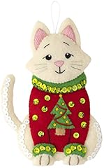 Bucilla felt ornaments usato  Spedito ovunque in Italia 