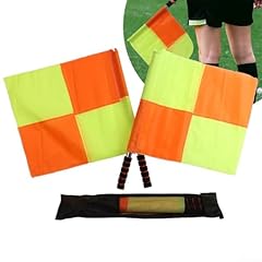 Bandiere guardalinee calcio usato  Spedito ovunque in Italia 