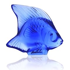 Lalique fish sapphire usato  Spedito ovunque in Italia 