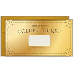 Golden ticket insert for sale  Delivered anywhere in UK