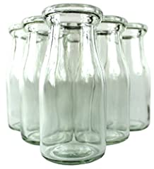 Old Fashioned Heavy Glass Half Pint Milk Bottle, Decanter for sale  Delivered anywhere in Canada