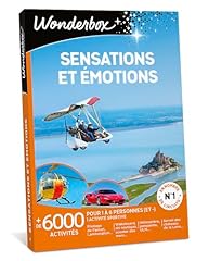 Wonderbox sensations émotions d'occasion  Livré partout en France