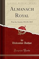 Almanach royal années d'occasion  Livré partout en France